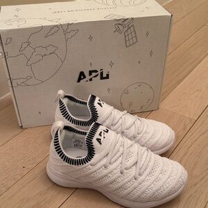 APL Kids White and Black Sneakers